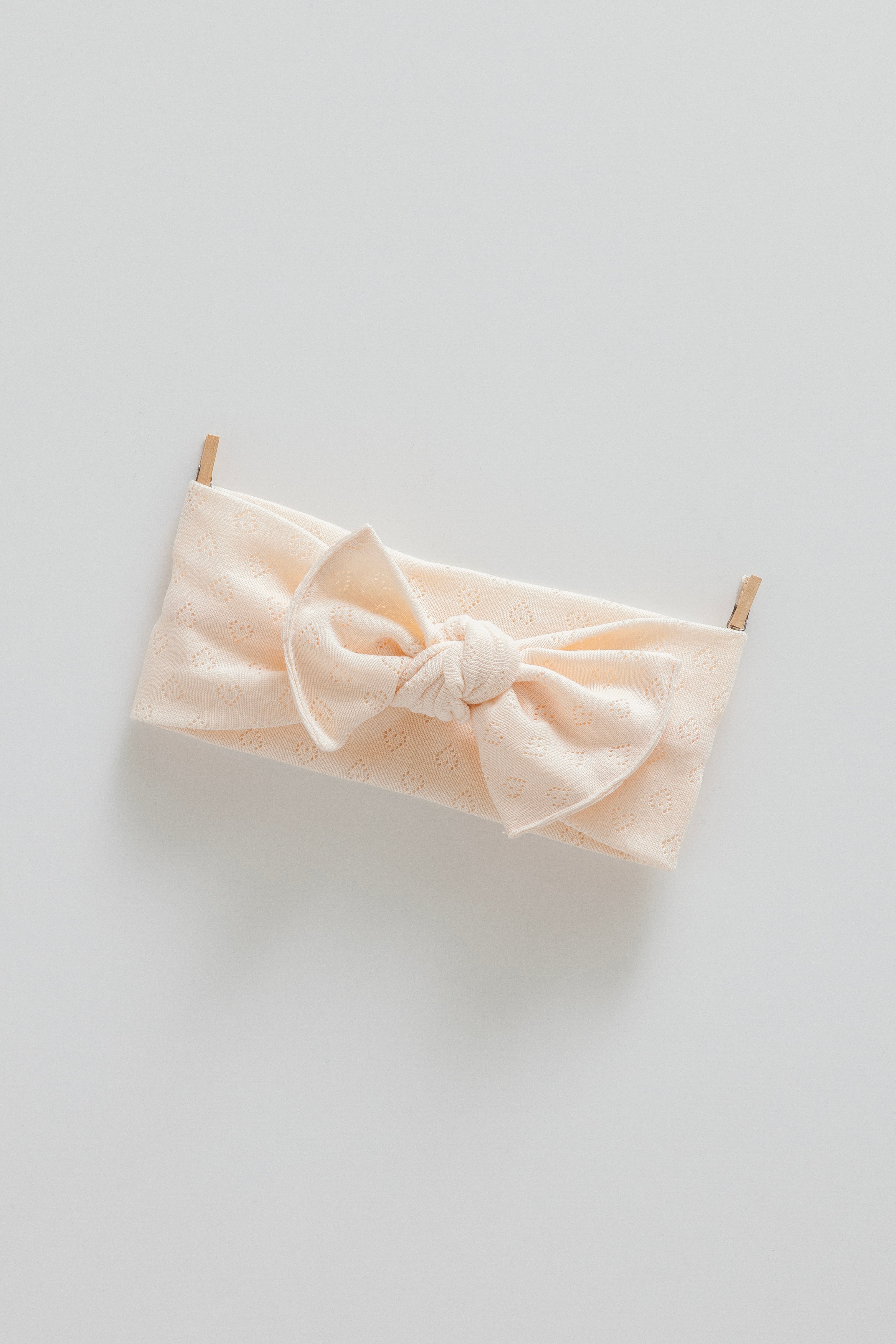 Baby Bow Salmon Headband