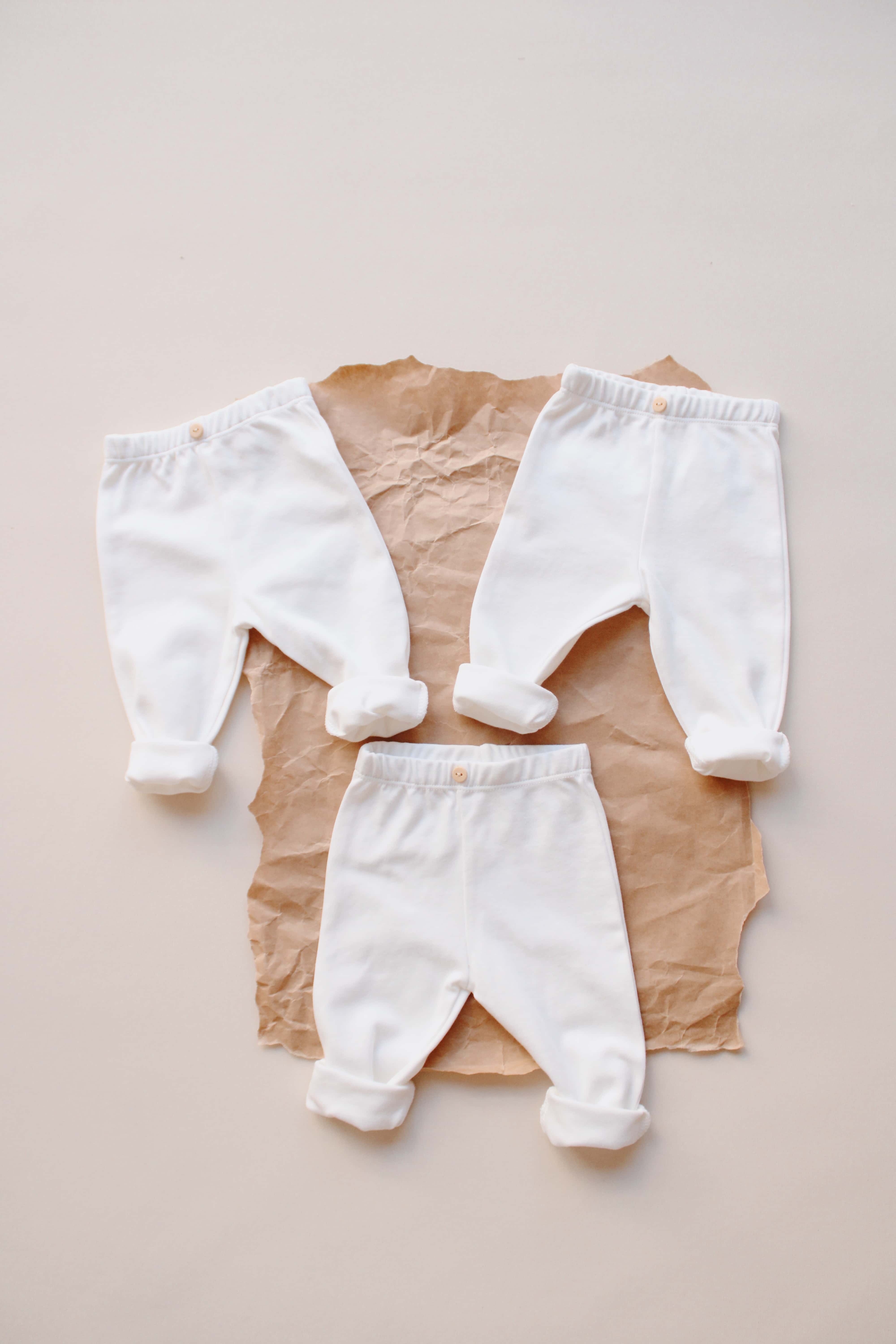 3 Piece White Pants Set