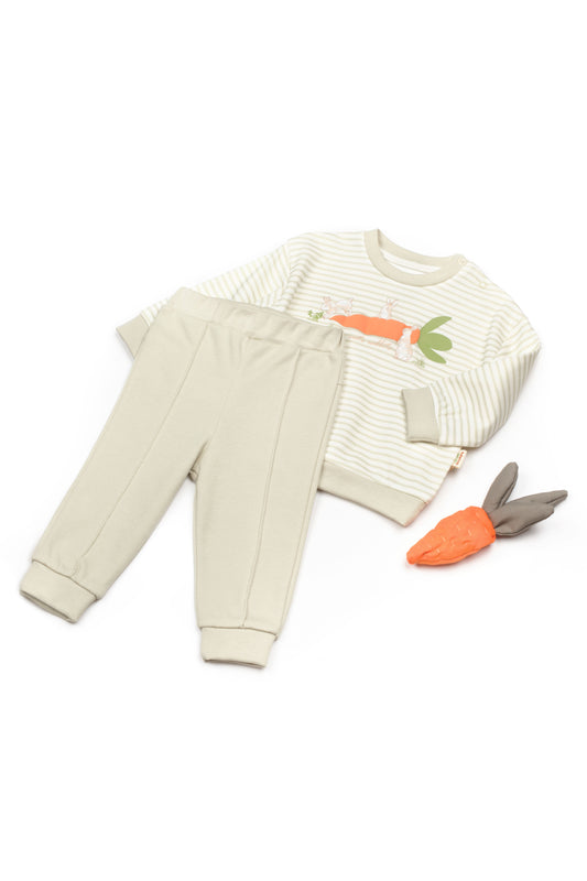 Carrot 2 Piece Set 100% Organic Cotton