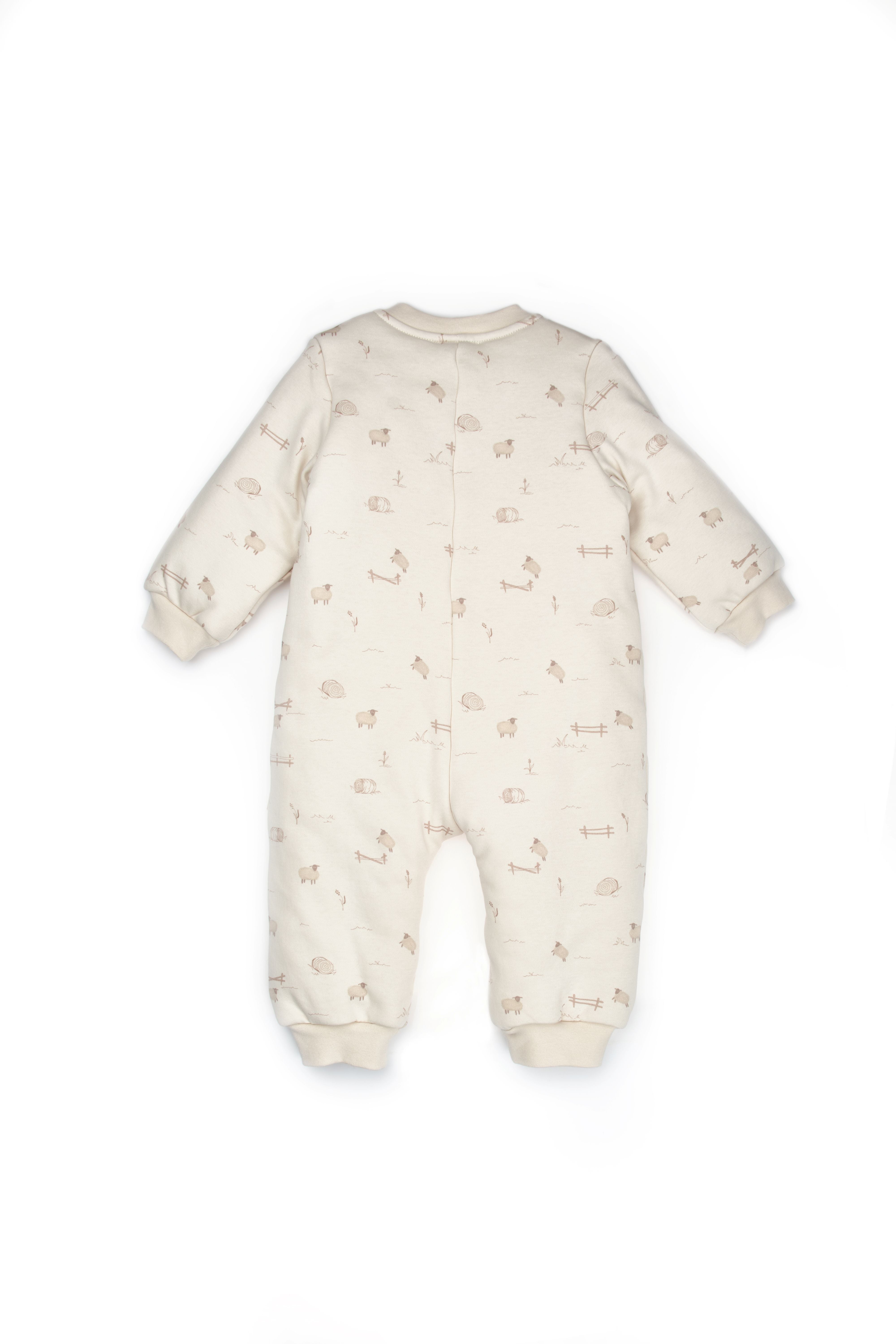 Honey and Hive lamb print romper for babies