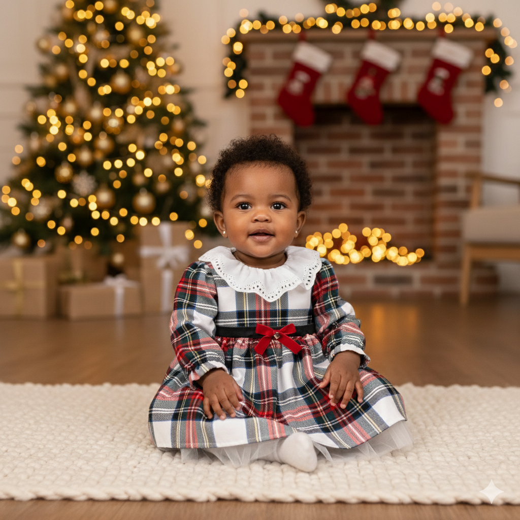 Plaid Christmas Dress