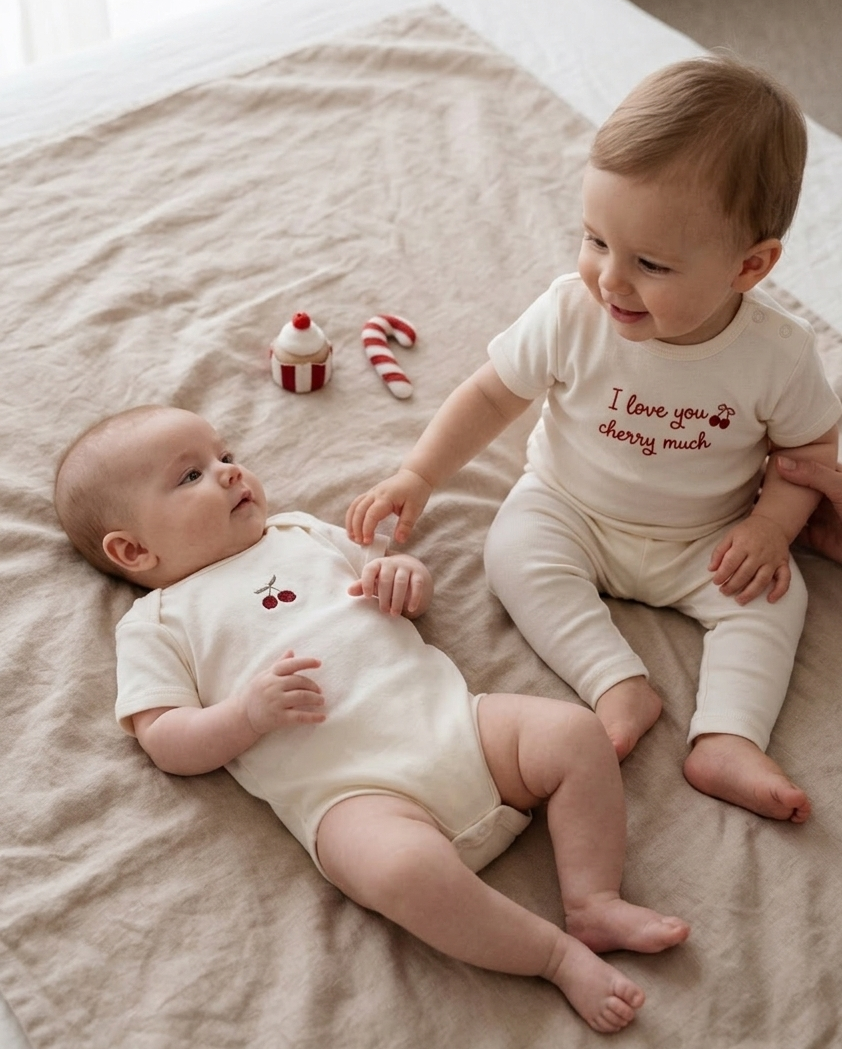 I love you cherry much baby shirt