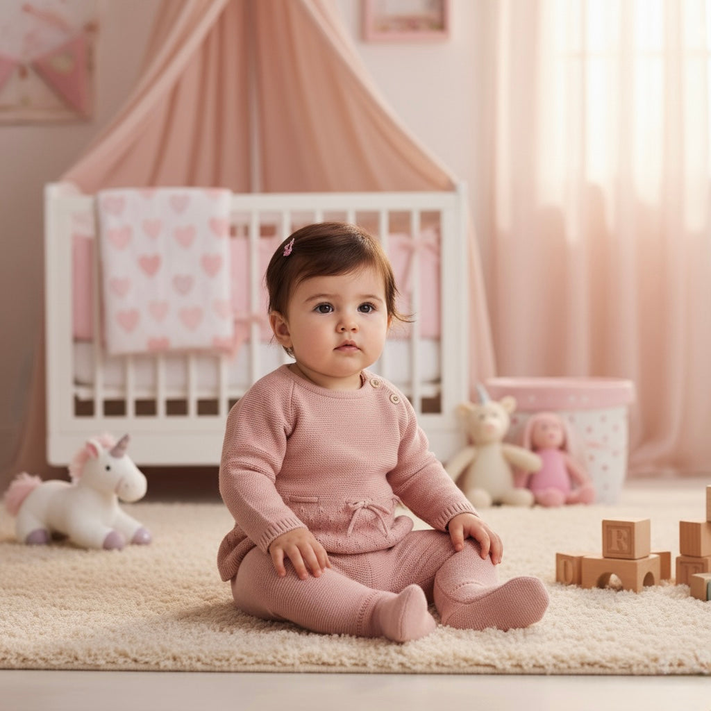 Blush Pink Knit 2-Piece Set