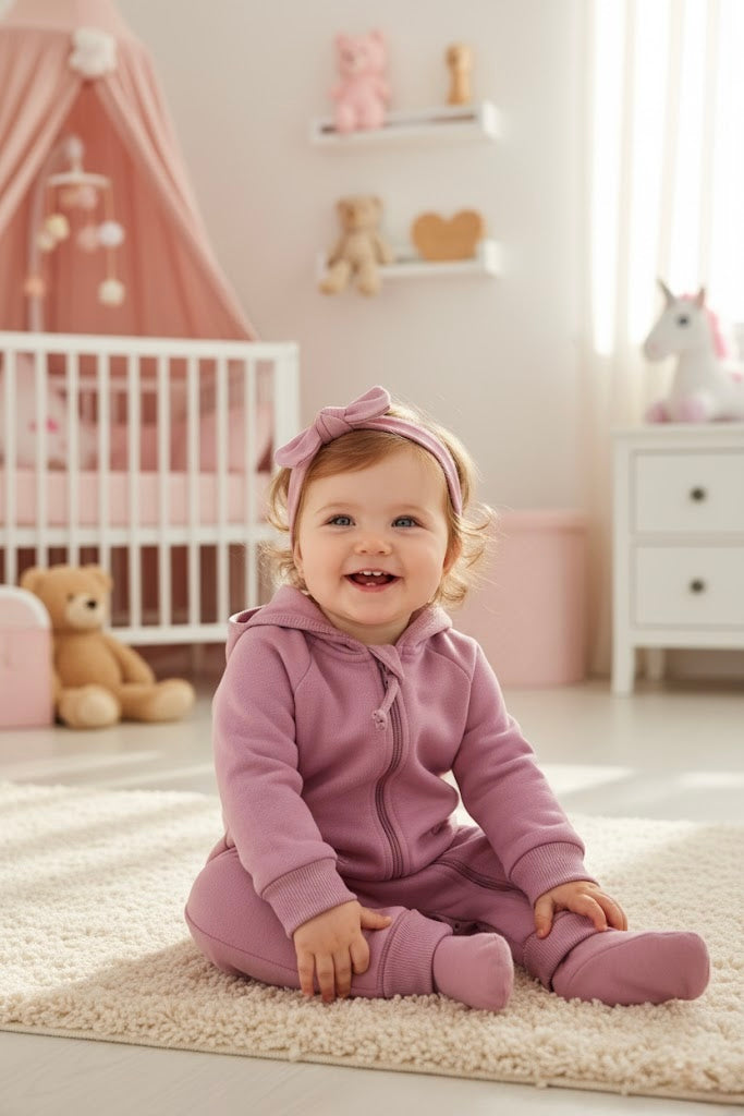 Lilac Original Hooded Romper