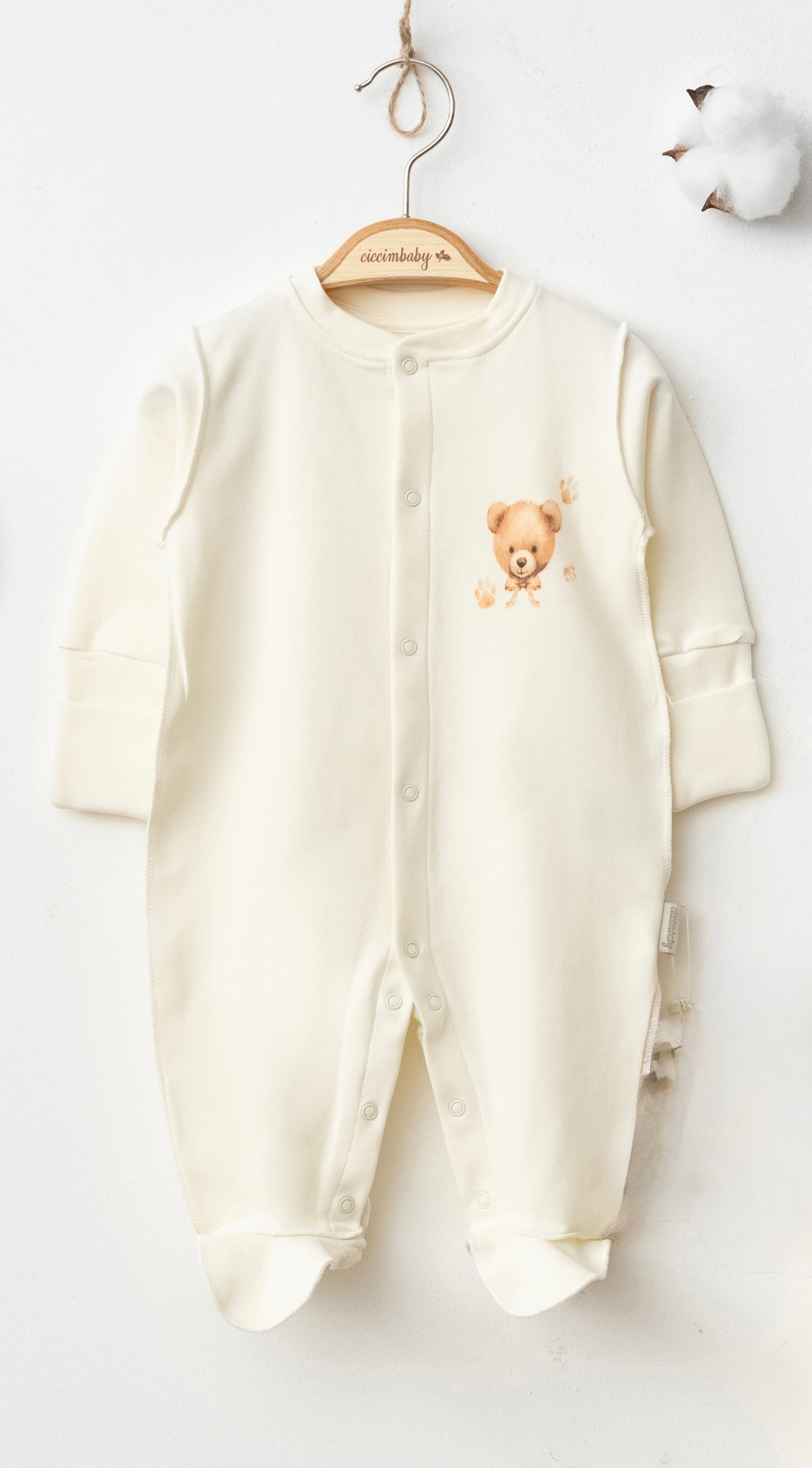 Mini Teddy Face Onesie