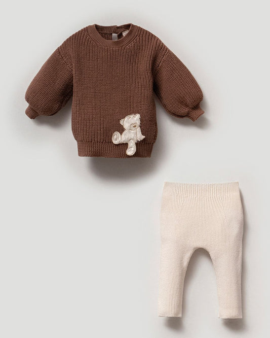 Bear Hug Knit Set