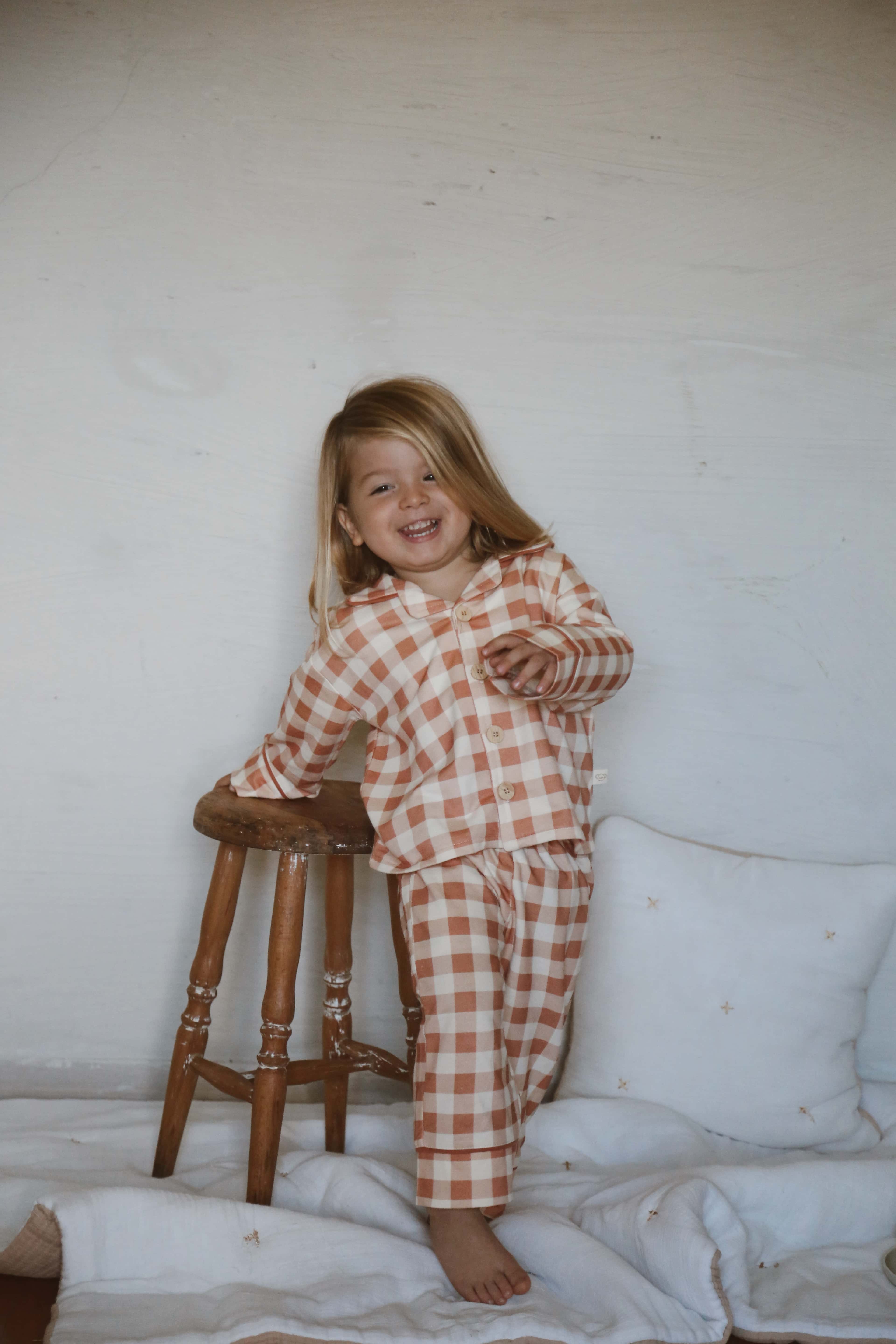 Checkered Pajama Set