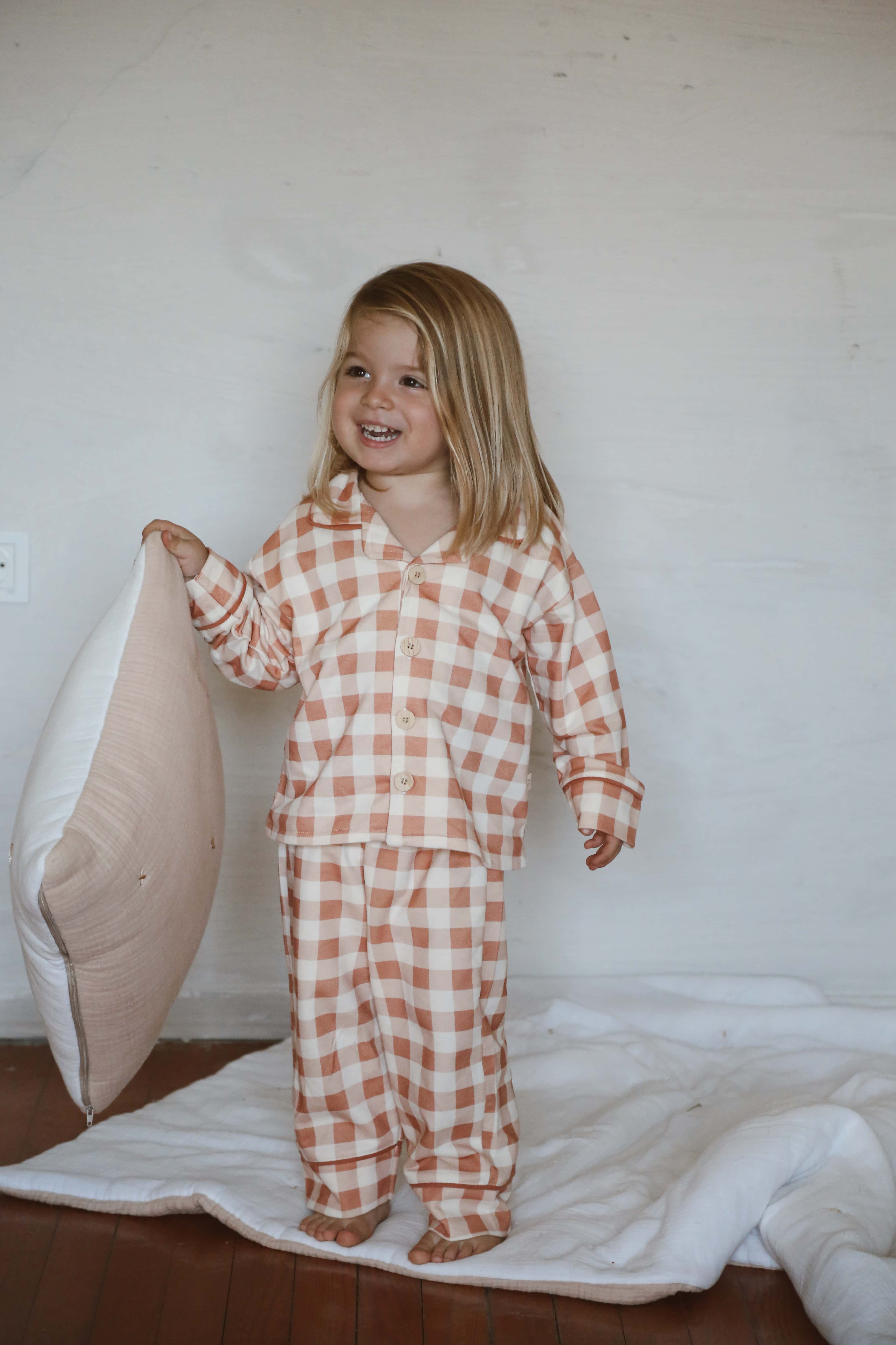 Checkered Pajama Set
