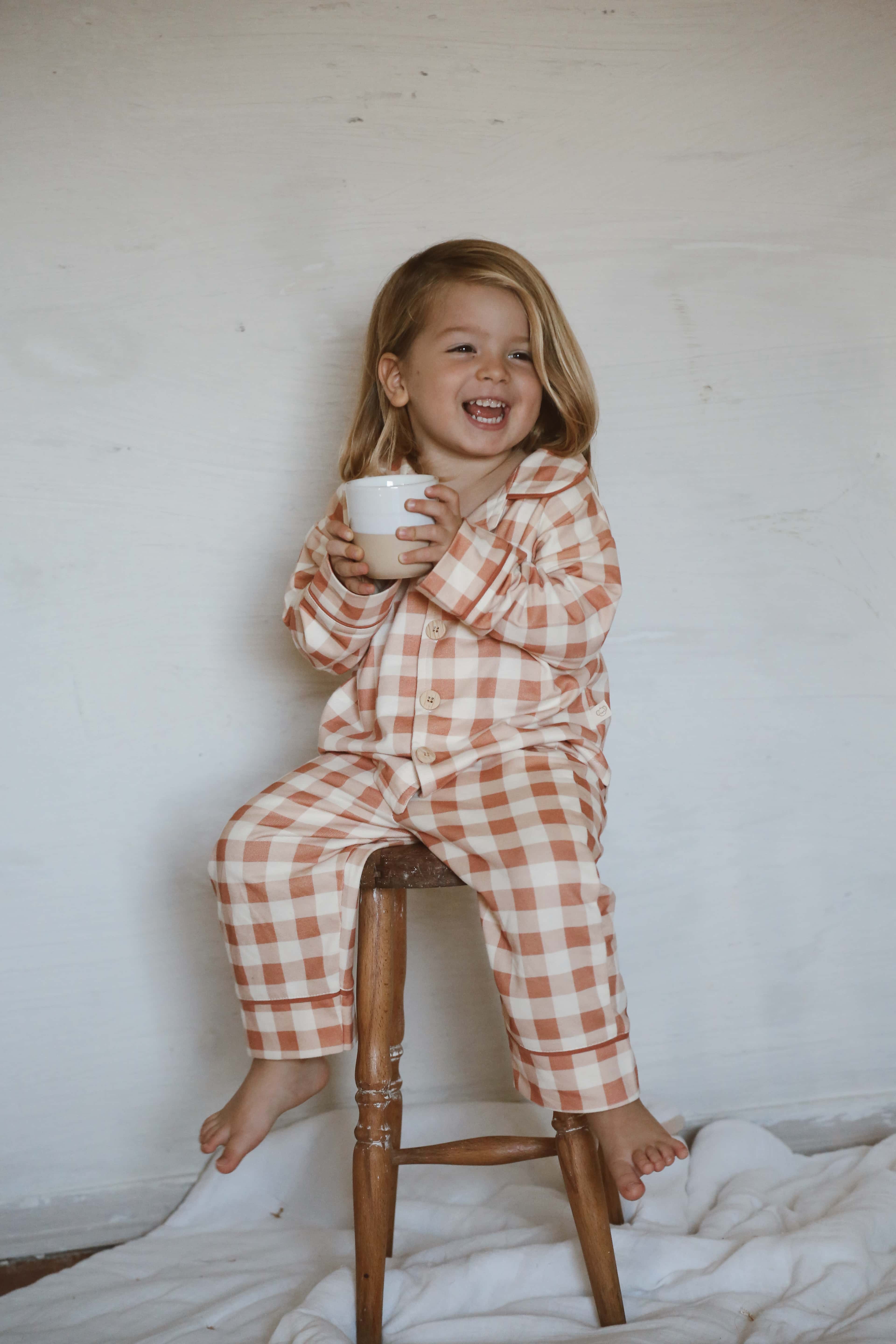 Checkered Pajama Set