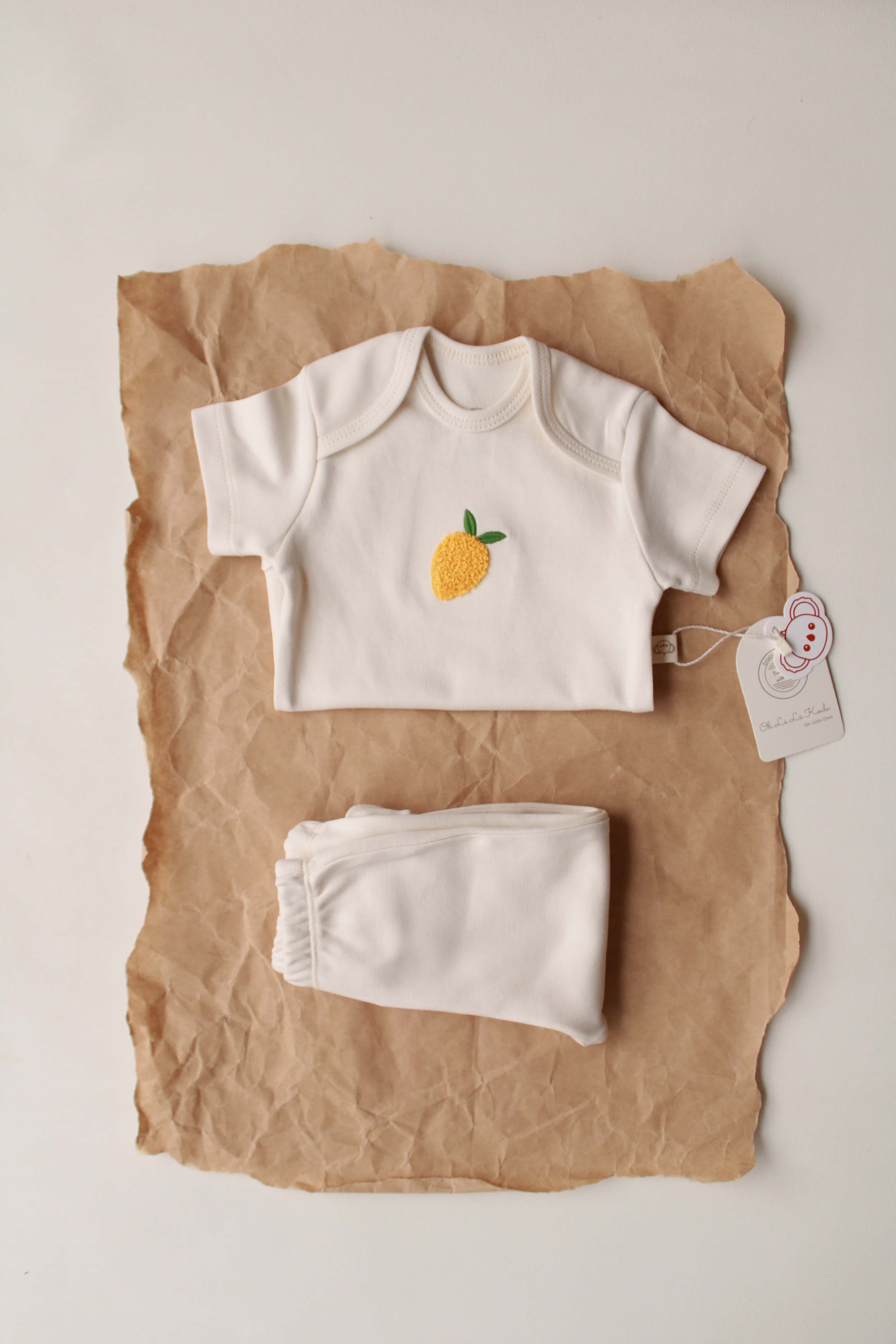 Lemon Short Sleeve-Pant Set