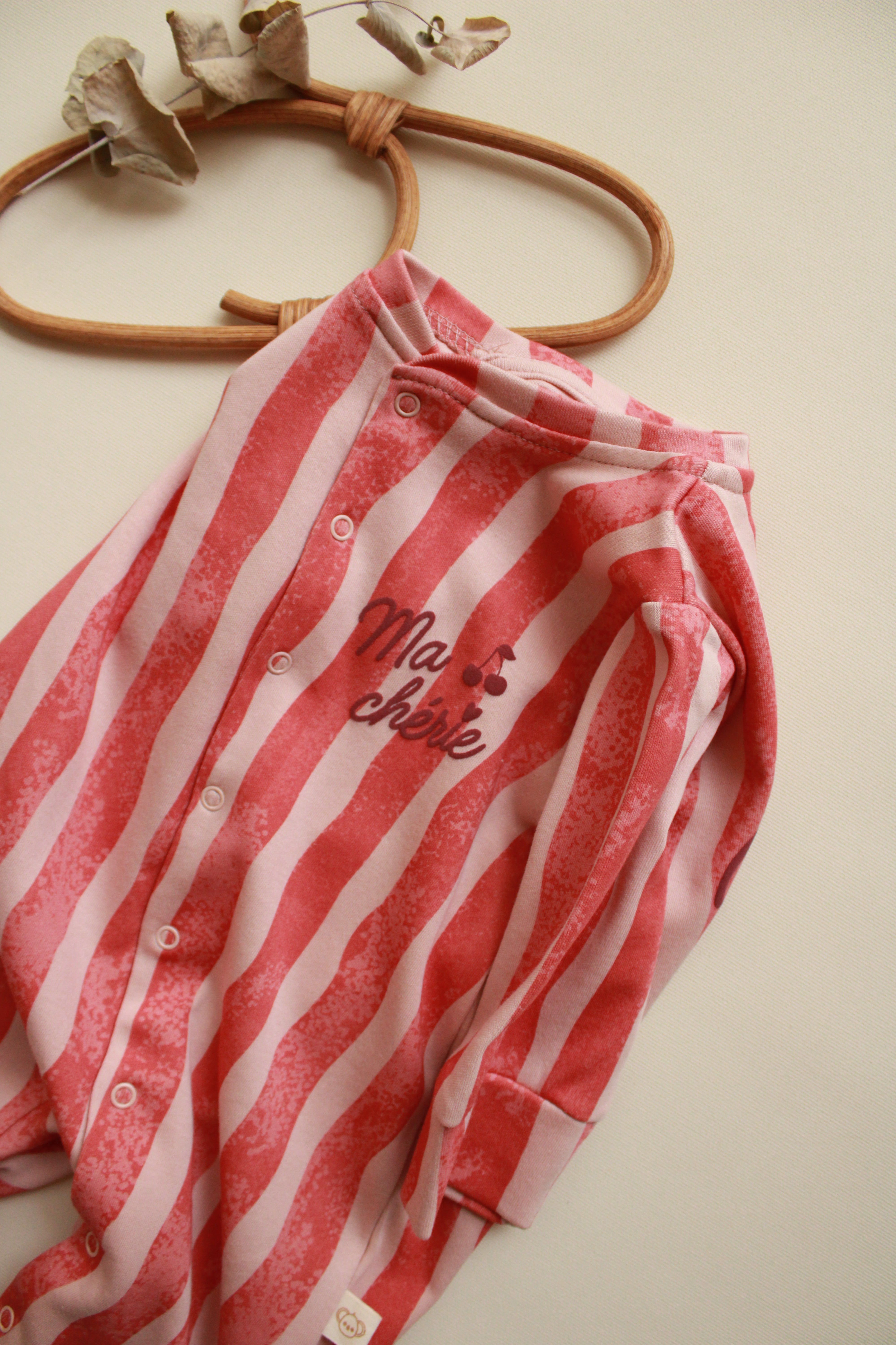 Ma Cherie cherry baby onesie