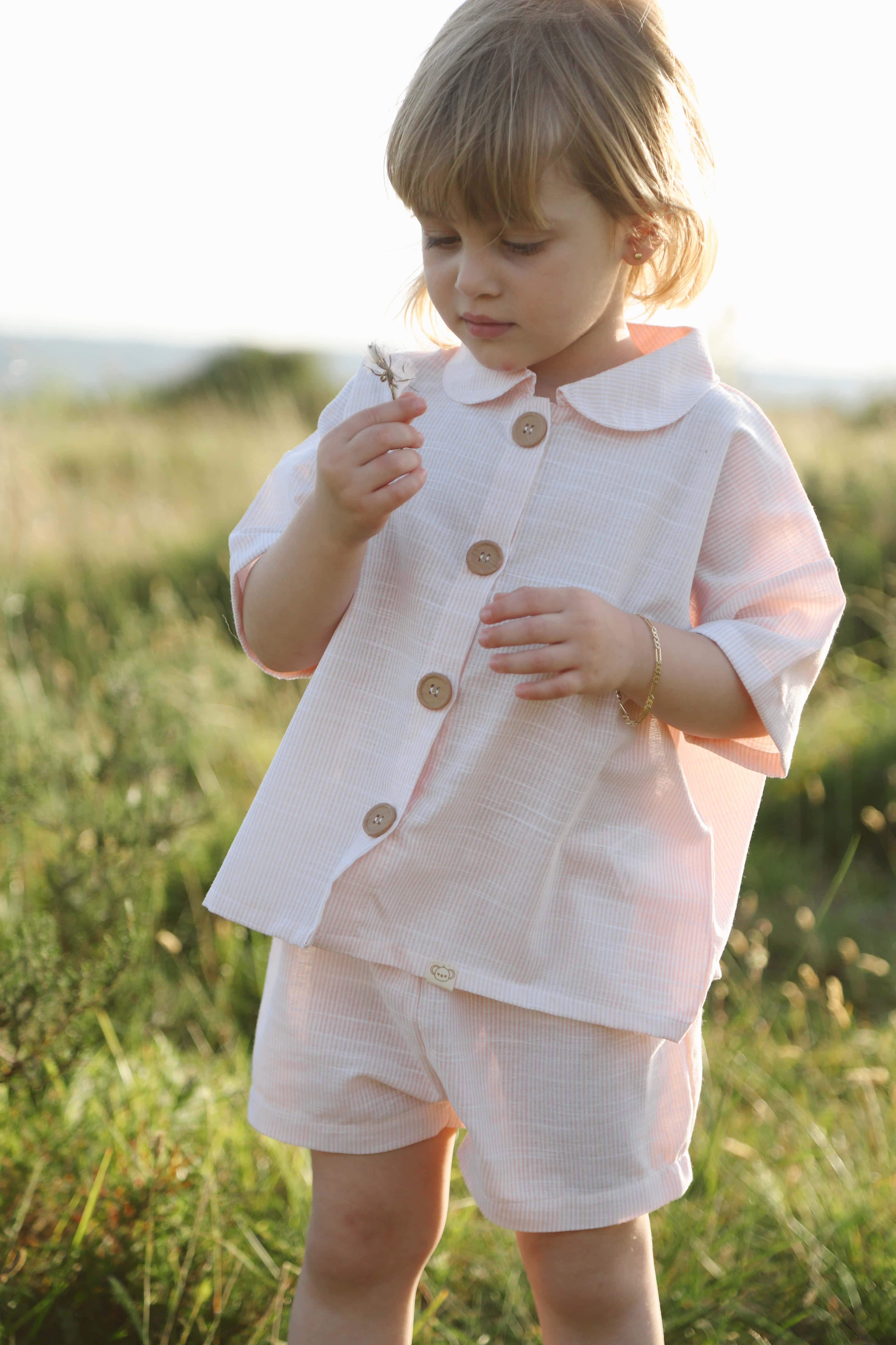 Girl Shirt-Short Set