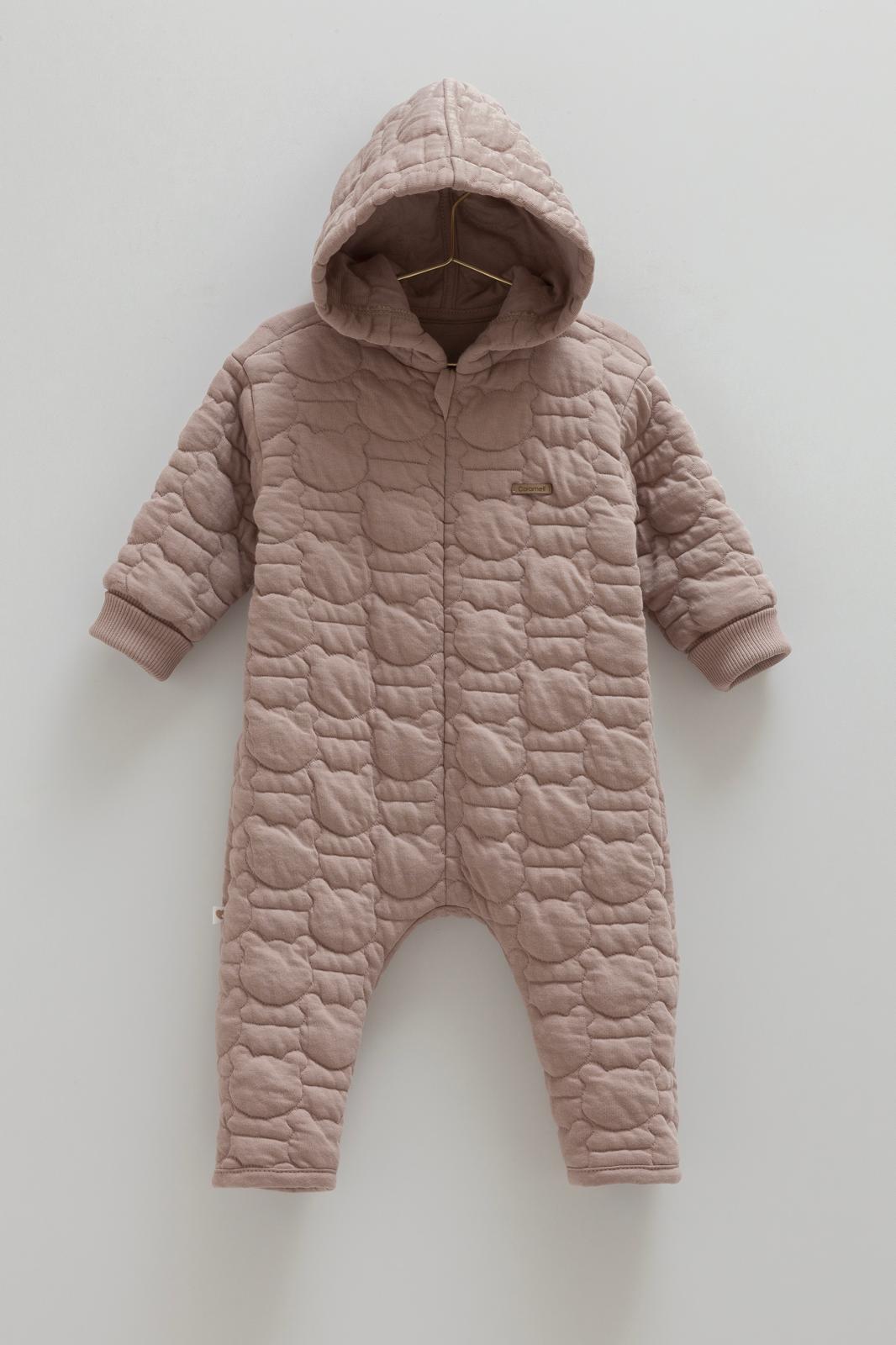 Cocoa Cloud Quilted Romper