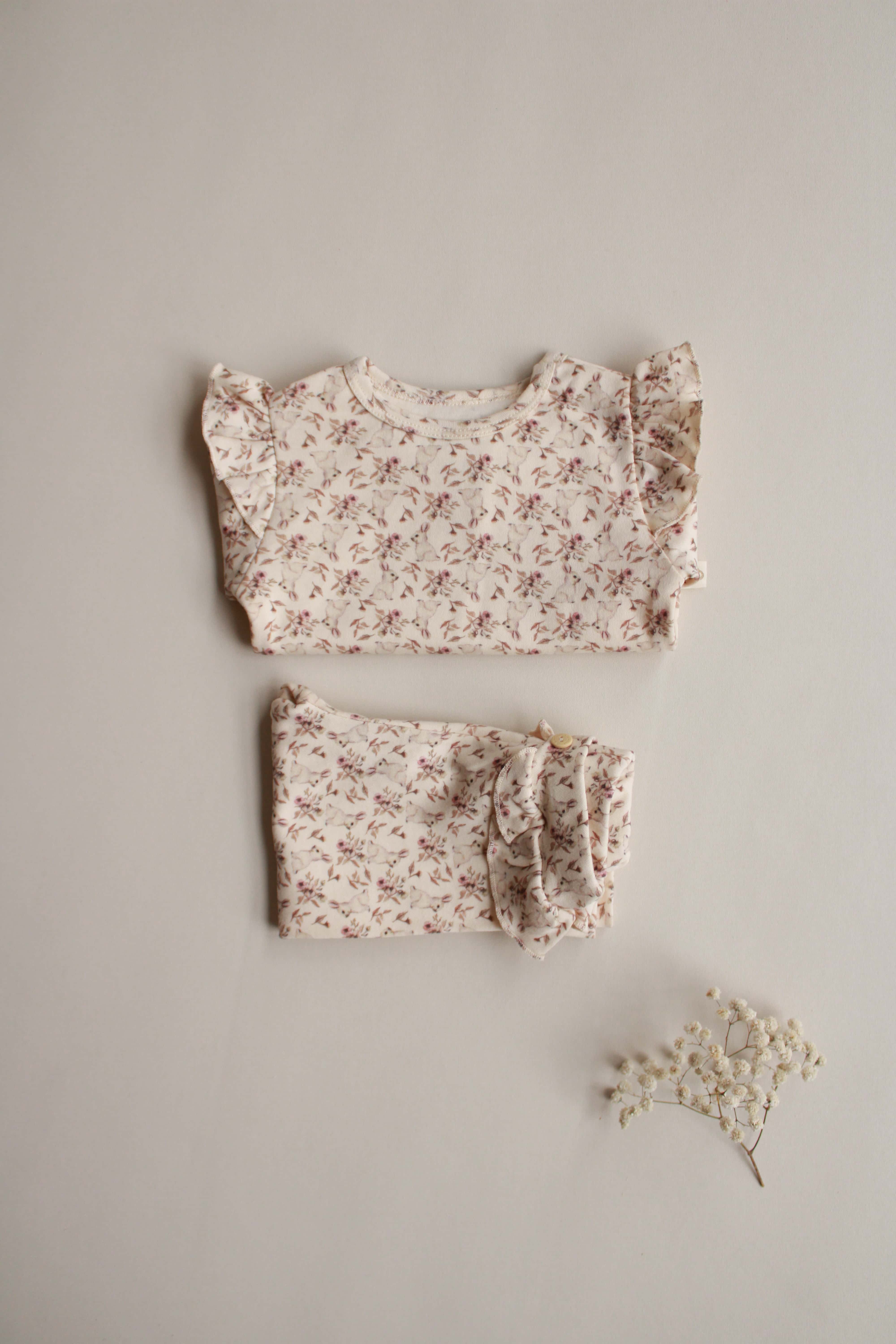 Ruffled Bunny Set