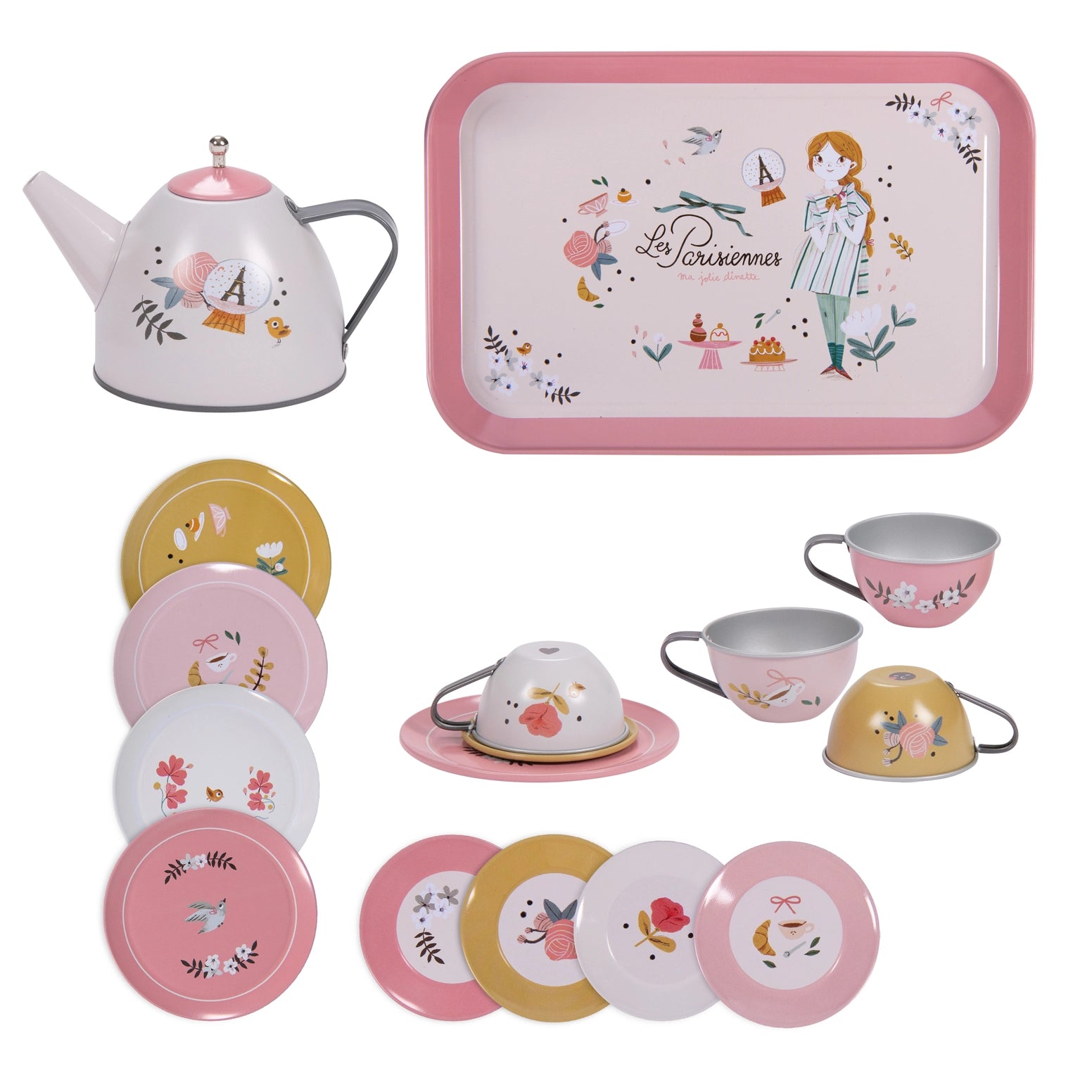 Suitcase - New Tea Party Metal Set
