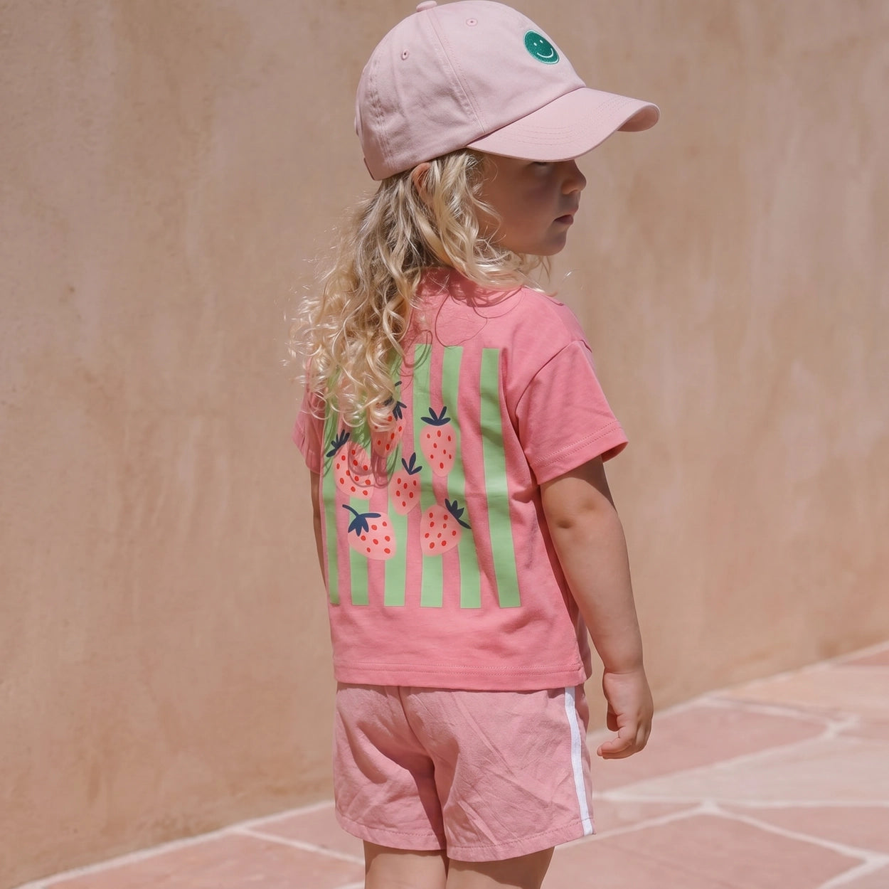 Pink Strawberry Organic Cotton Tee