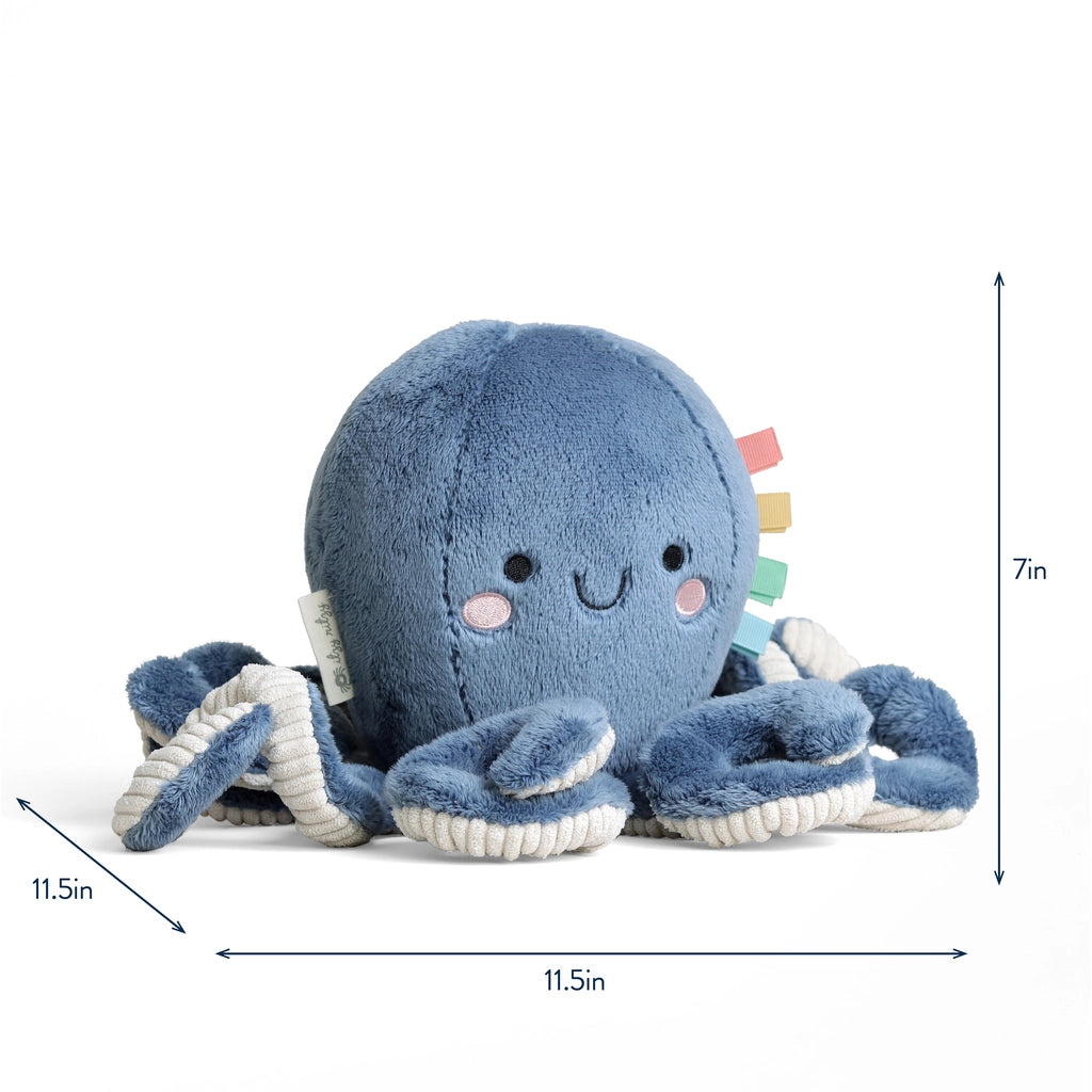 Soft sensory plush toy for babies and toddlers