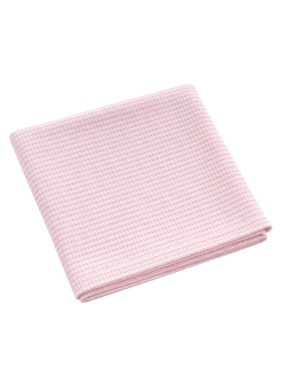 Pink Stripe / Ribbed Swaddle