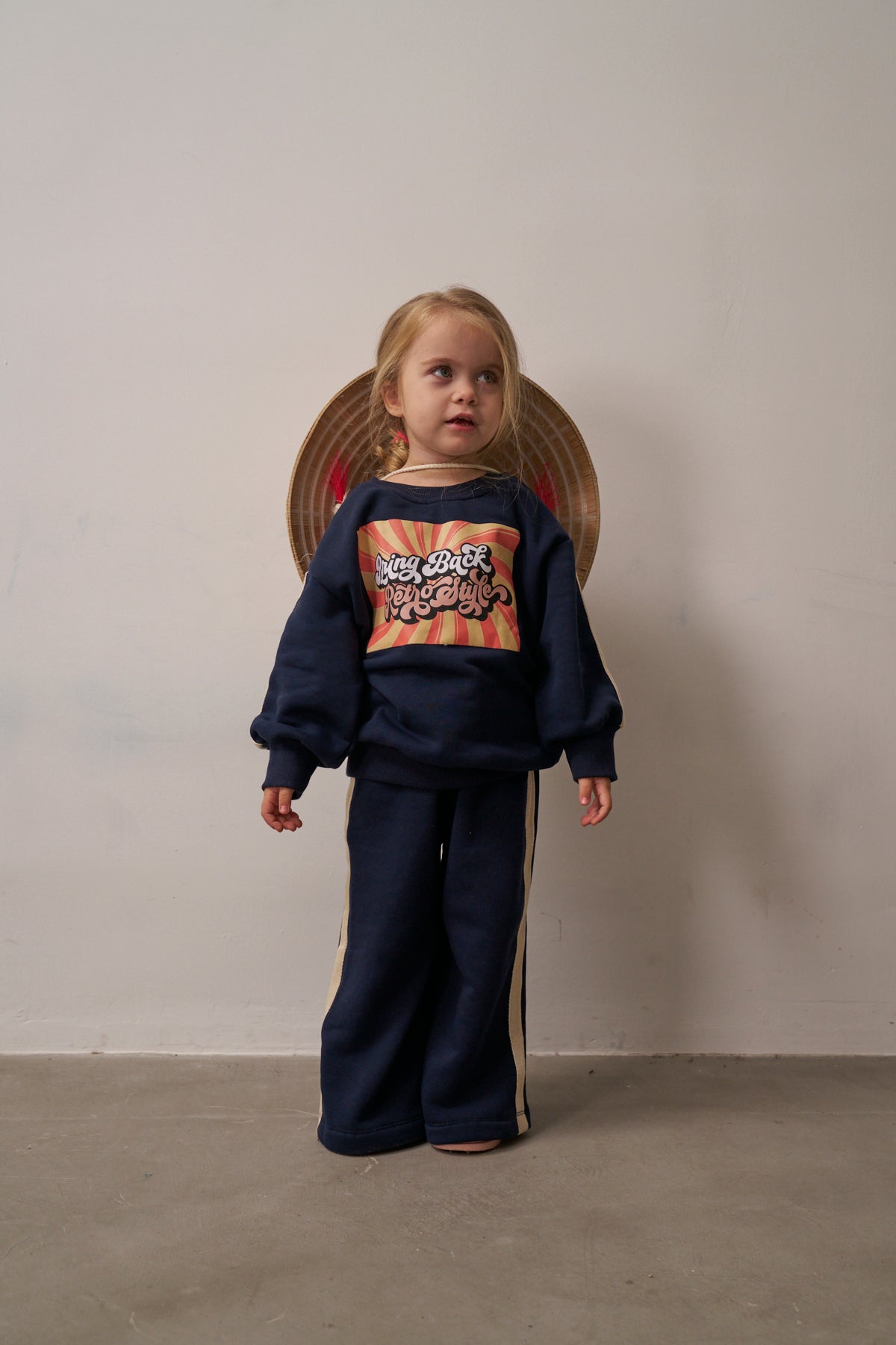 Honey and Hive elegant baby baptism outfit with matching headband and shoes