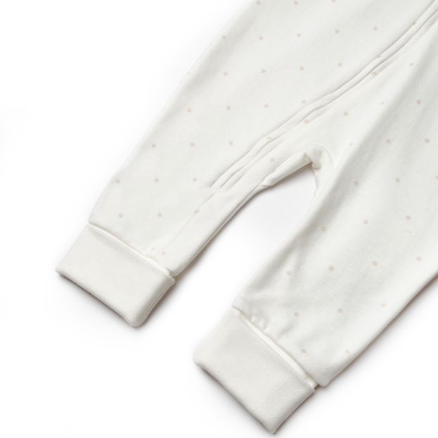 Teddy ecru organic cotton bodysuit, stylish baby outfit perfect for infants and toddlers.