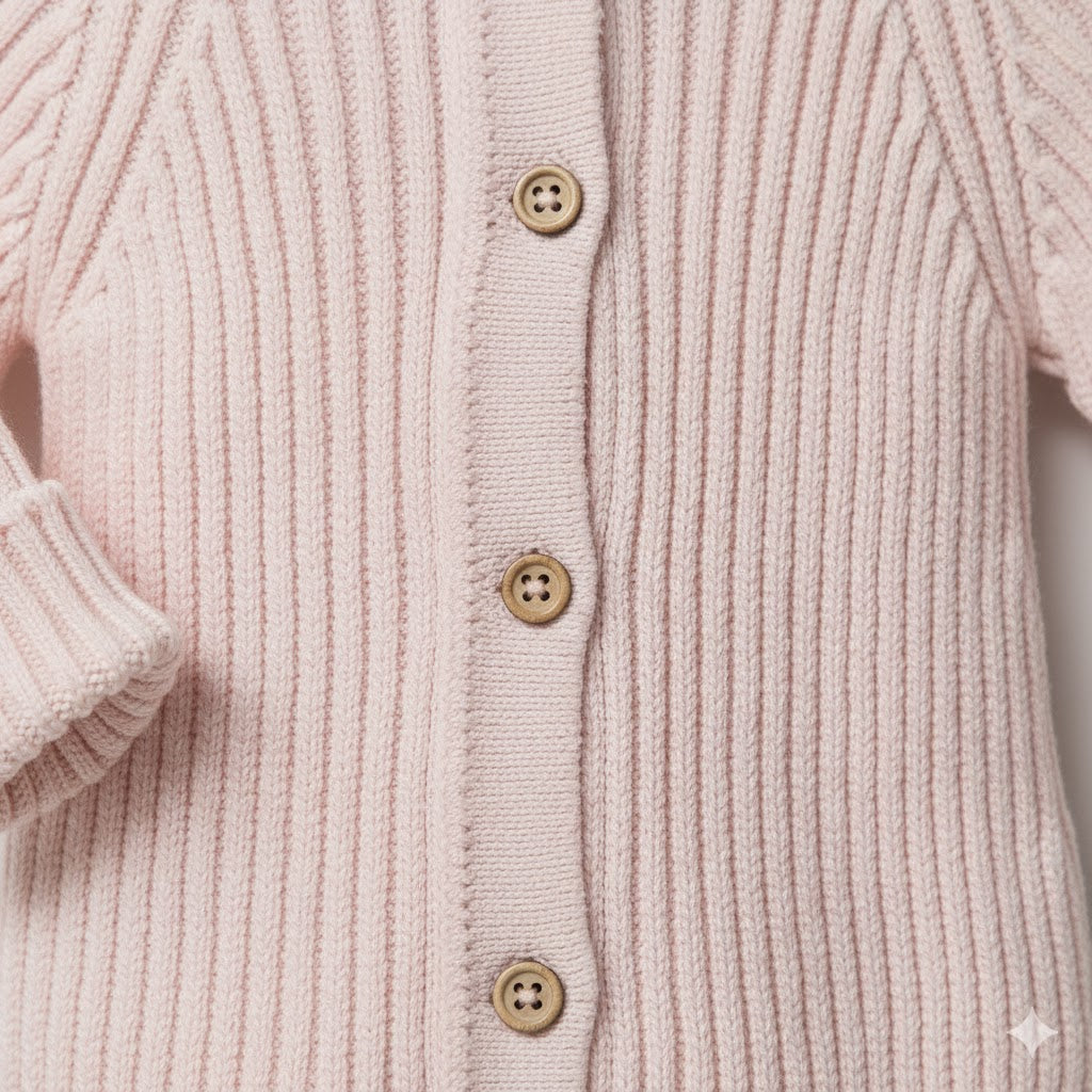Knit Blush Organic Cotton Onesie