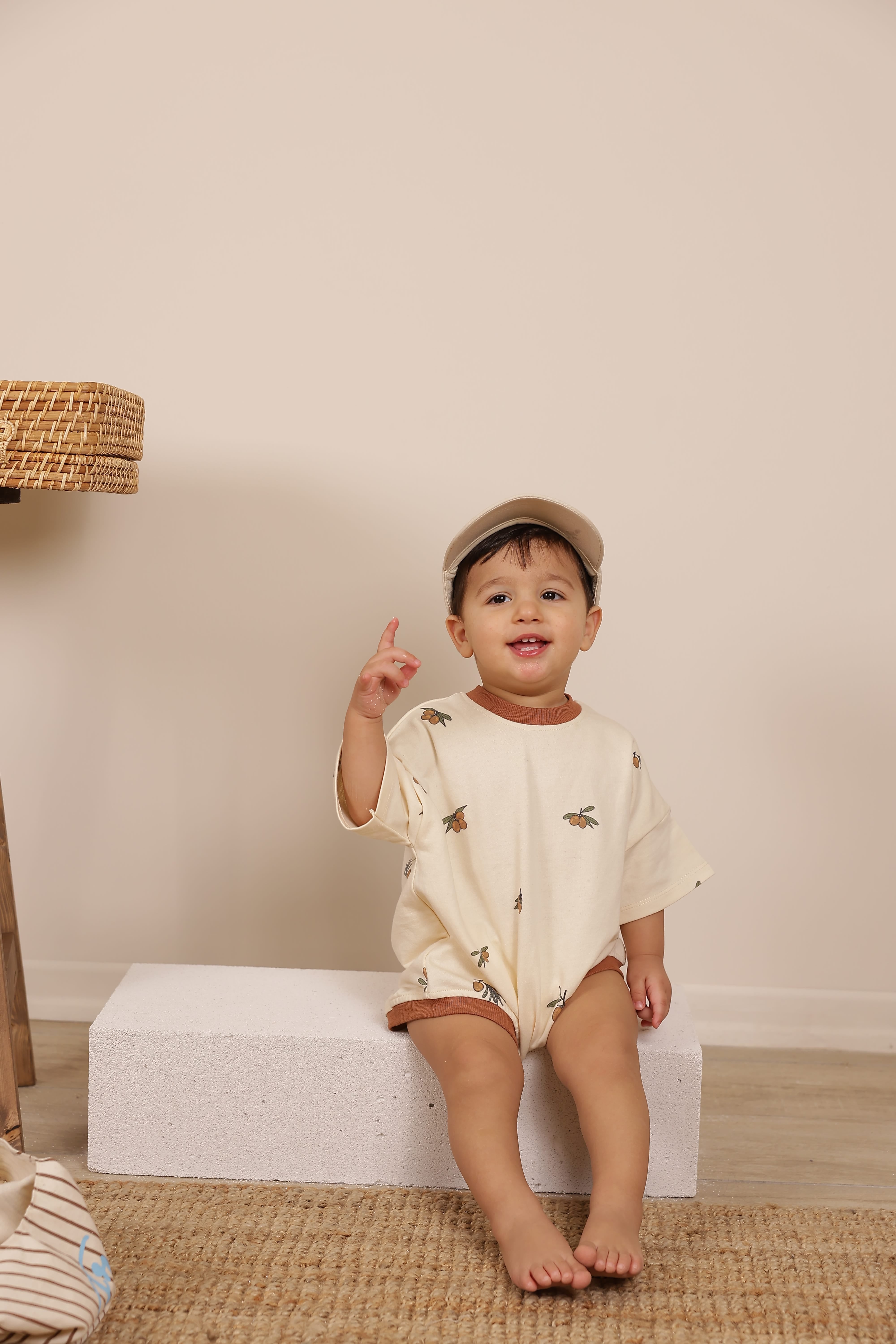 Olive Grove Relaxed Romper